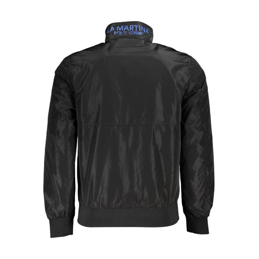 La Martina Nero Polyester Men Jacket
