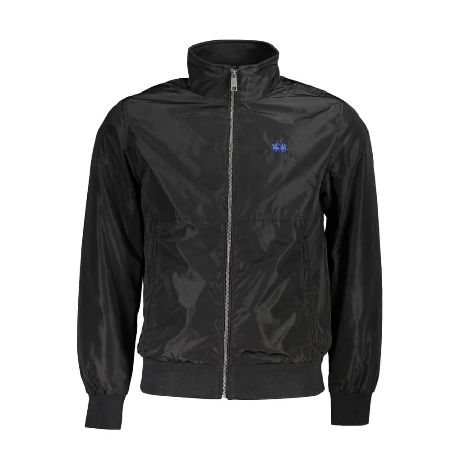 La Martina Nero Polyester Men Jacket