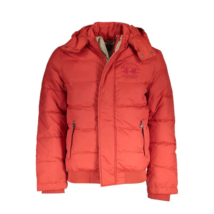 La Martina Orange Polyamide Men’s Jacket
