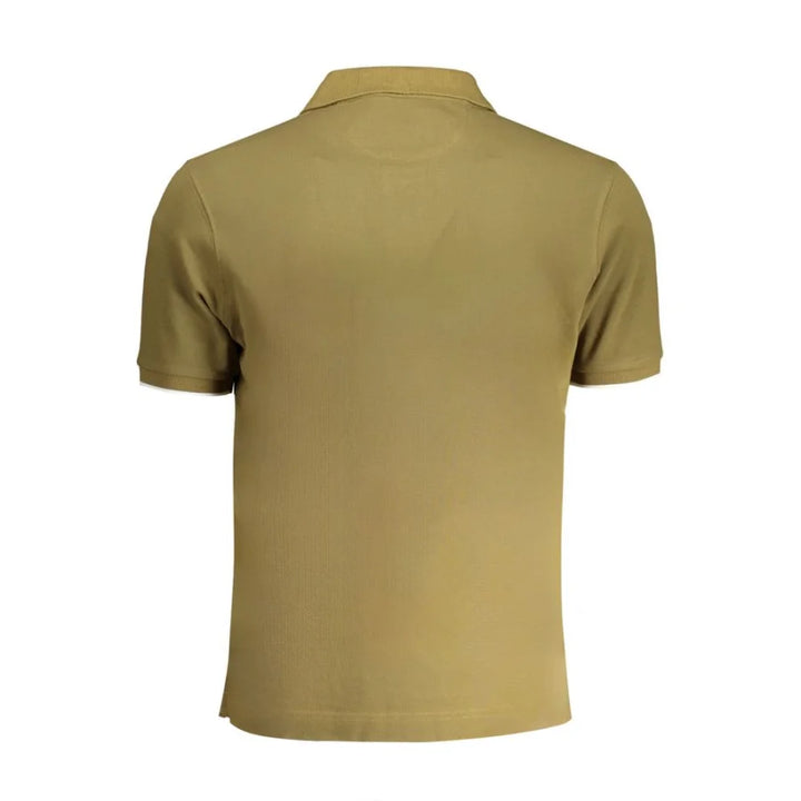 La Martina Verde Cotton Men Polo