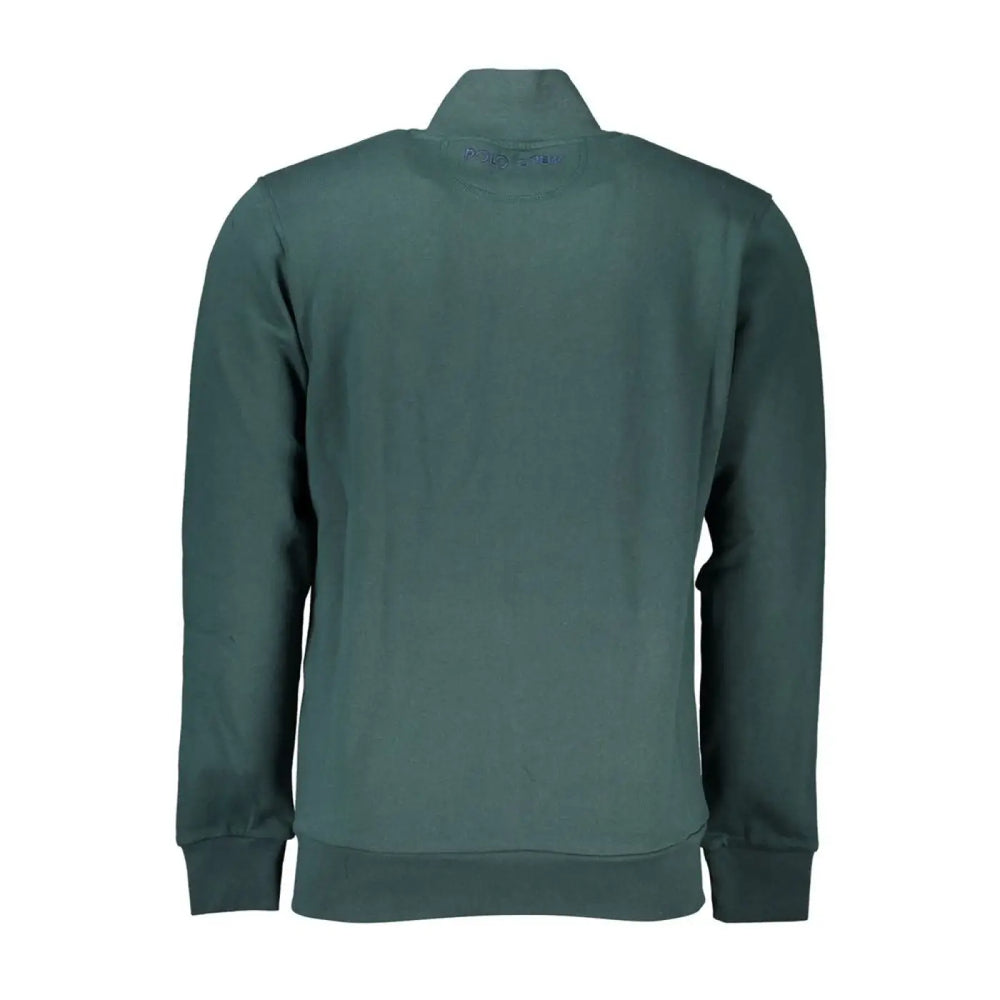La Martina Verde Cotton Men Sweatshirt