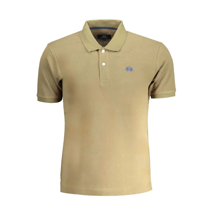La Martina Verde Cotton Men’s Polo Shirt