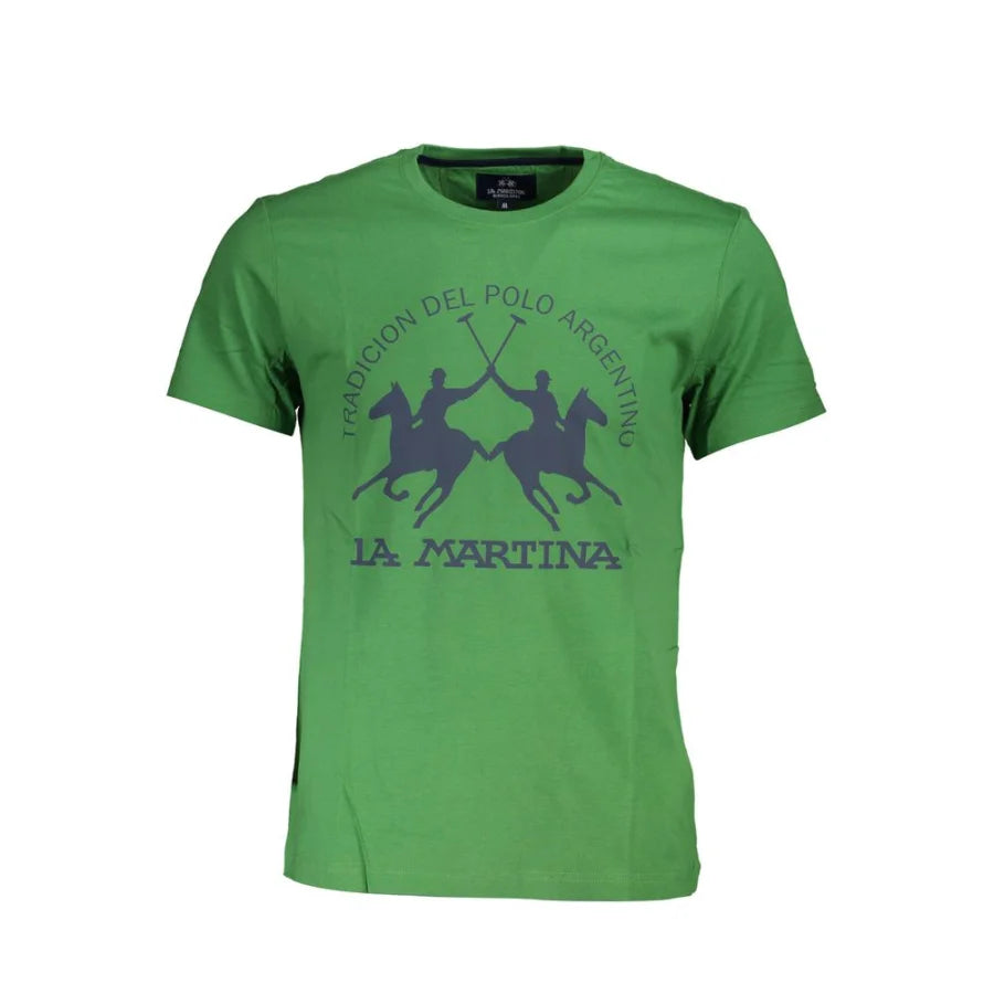 La Martina Verde Cotton Men’s T-Shirt