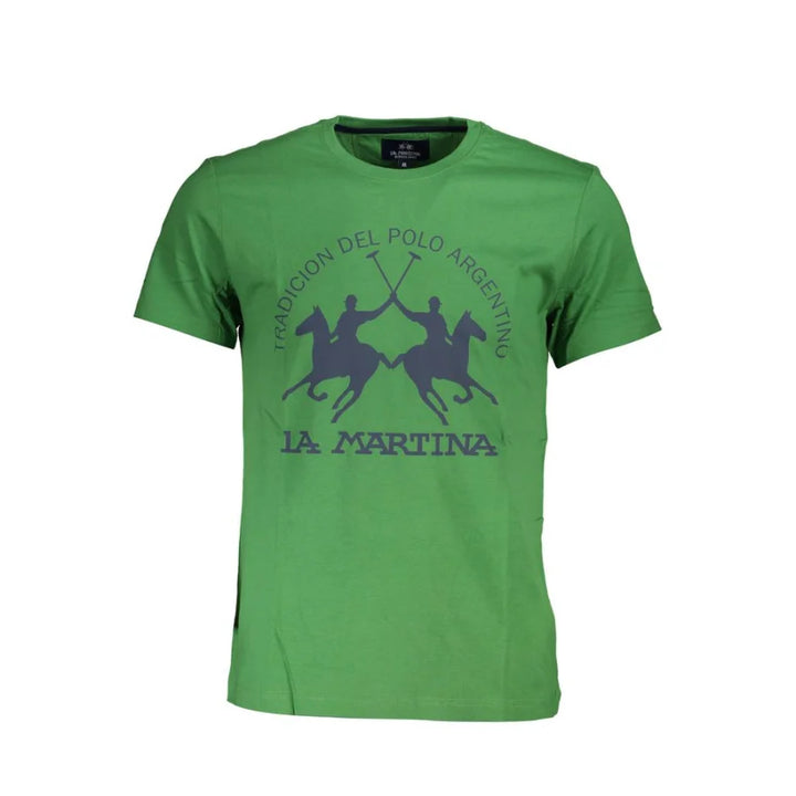 La Martina Verde Cotton Men’s T-Shirt