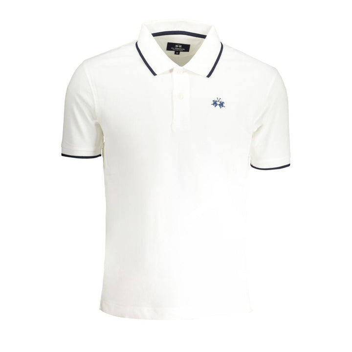 La Martina White Cotton Men&