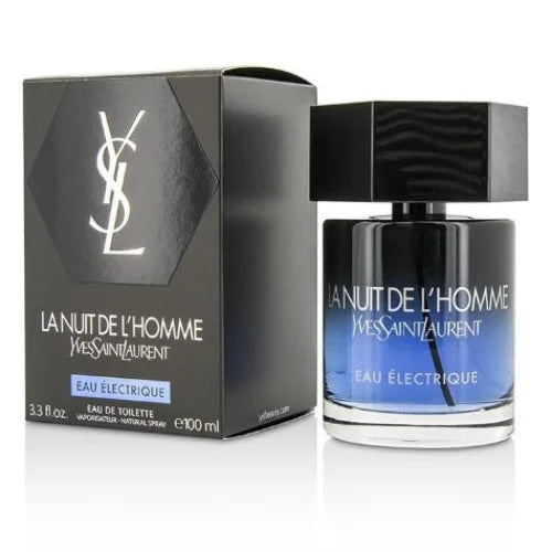 La Nuit de L’Homme Eau Electrique Men’s Cologne for Intense Seduction Yves Saint Laurent