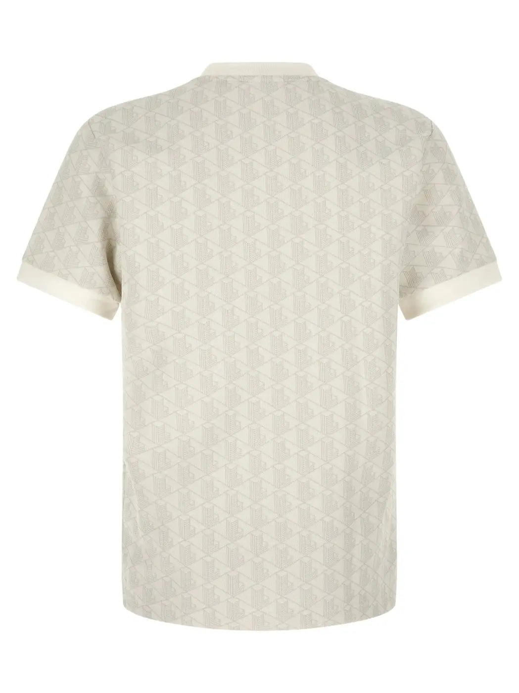 Lacoste Beige Polyester T-shirt