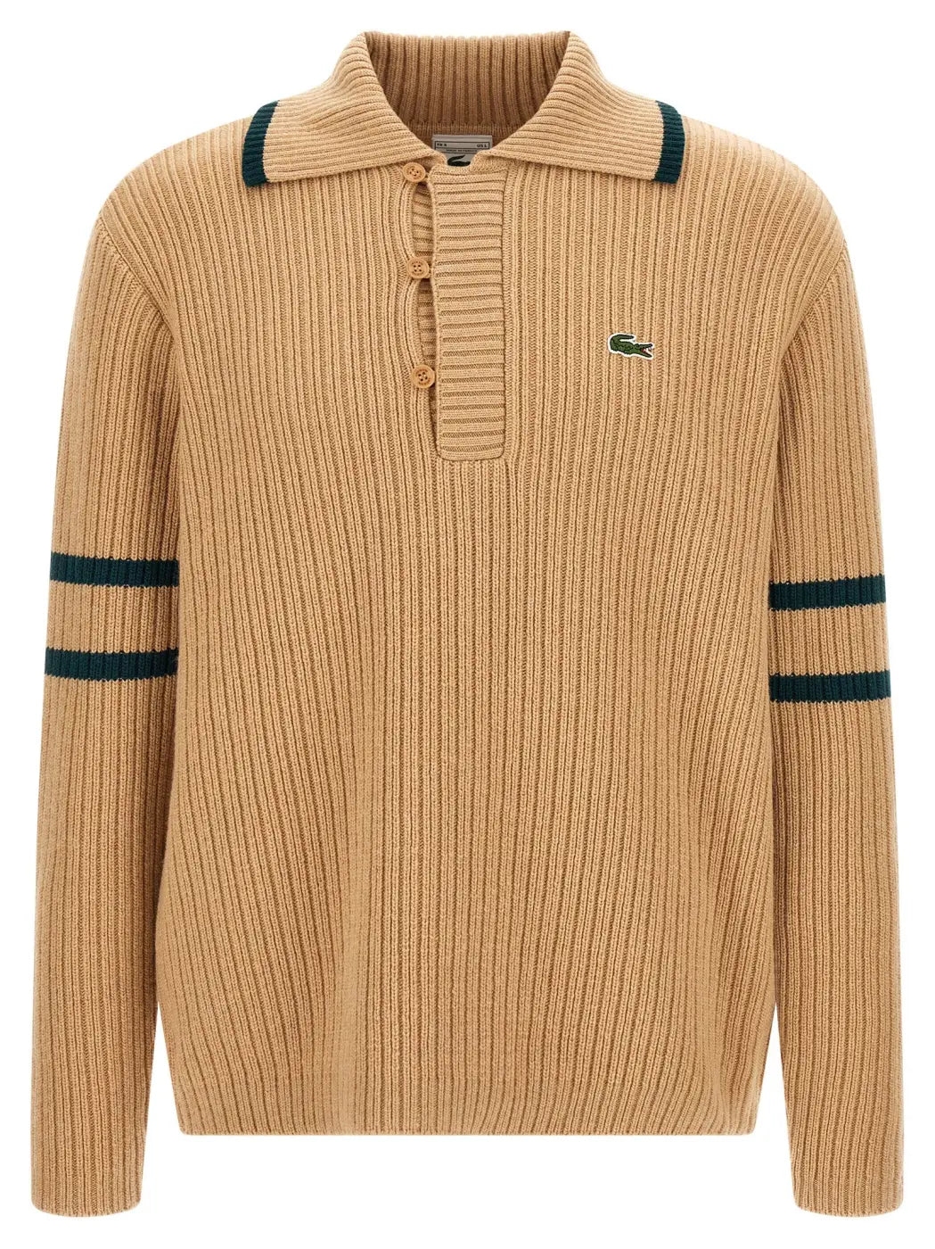 Lacoste Beige Wool Cardigan
