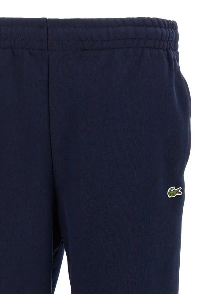 Lacoste Blue Cotton Joggers (workout Pants)