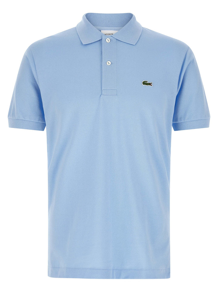 Lacoste Blue Cotton Polo Shirt