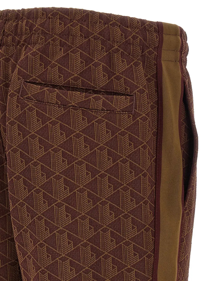 Lacoste Brown Polyester Joggers (workout Pants)