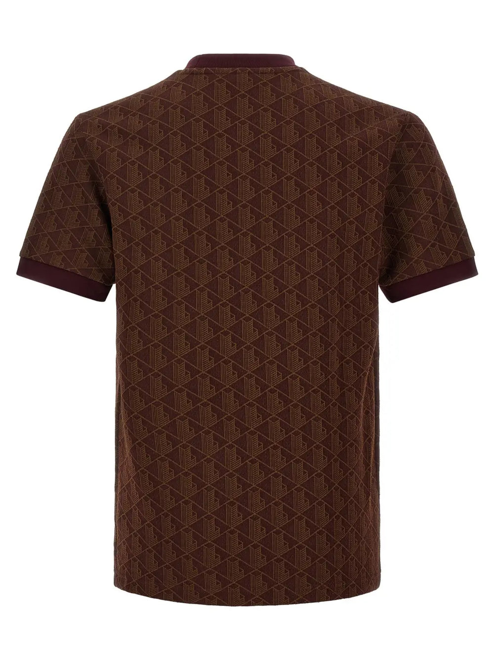 Lacoste Brown Polyester T-shirt