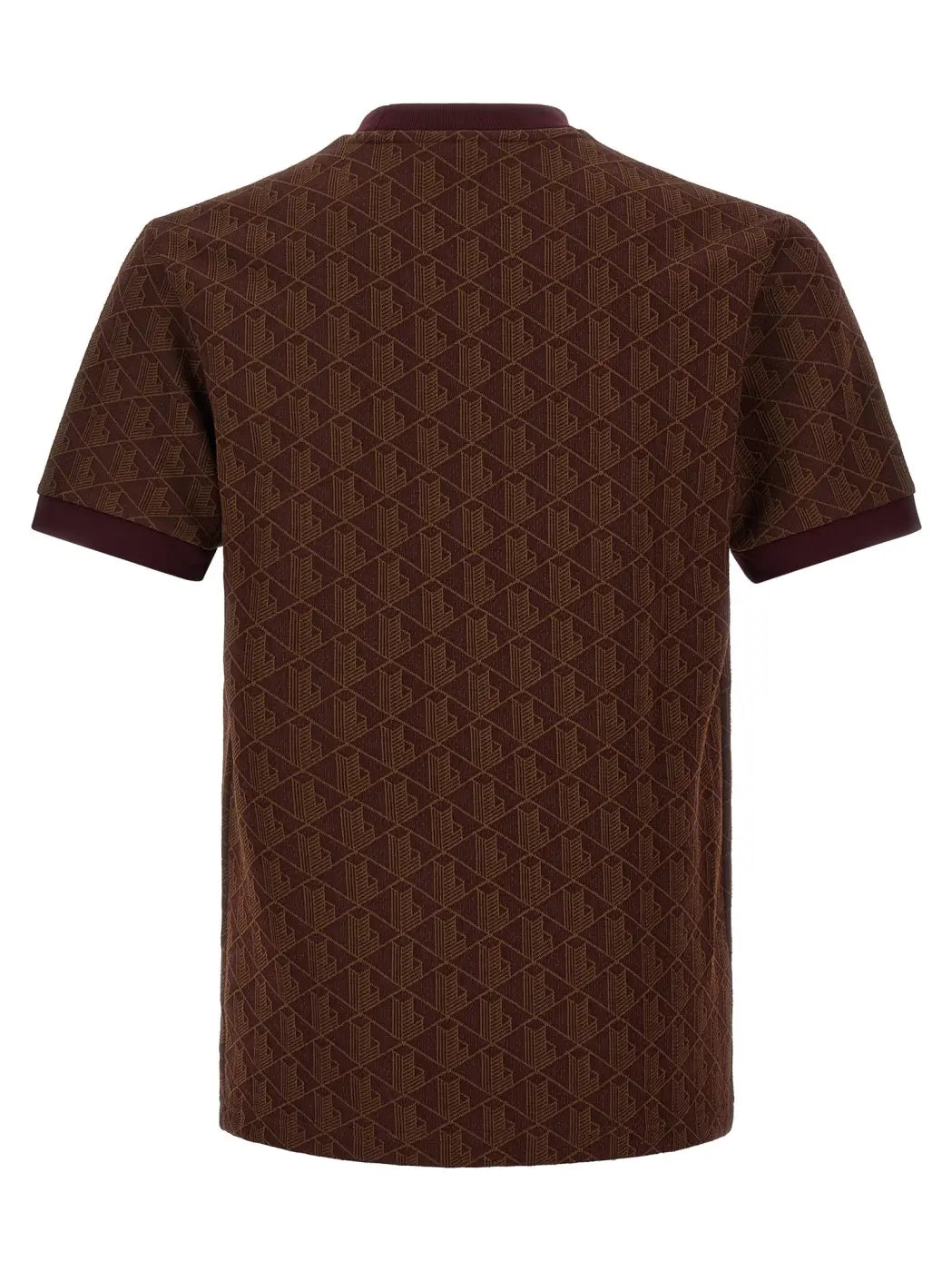 Lacoste Brown Polyester T-shirt