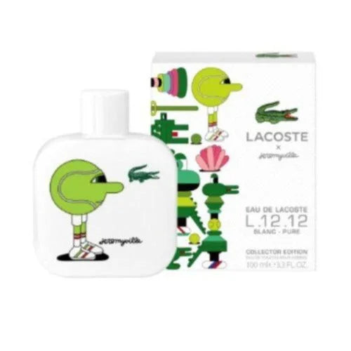 Lacoste Men’s Cologne - Eau De L.12.12 Blanc Collector Edition Toilette