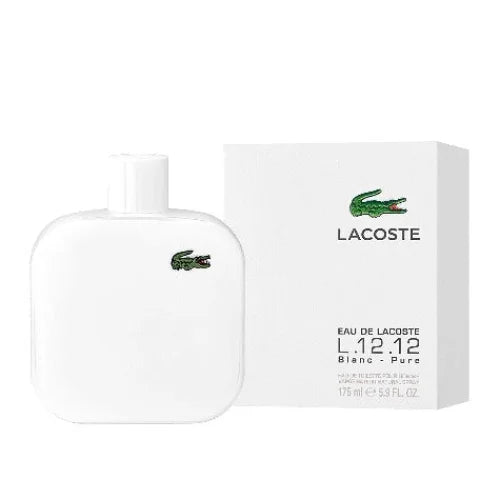 Lacoste Eau De L.12.12 Blanc Rich Woody Notes for Men Men’s Cologne