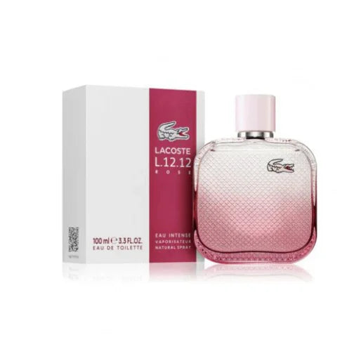 Lacoste Women’s Perfume - L.12.12 Rose Eau Intense Unveiled