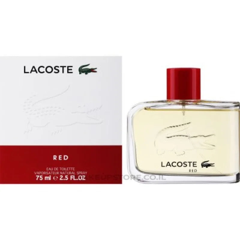 Energizing Lacoste Red Style Woody Floral Musk Fragrance Men’s Cologne