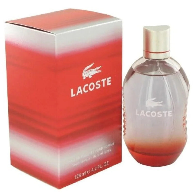Energizing Lacoste Red Style Woody Floral Musk Fragrance Men’s Cologne