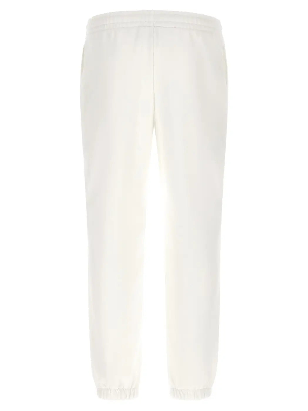 Lacoste White Cotton Joggers (workout Pants)