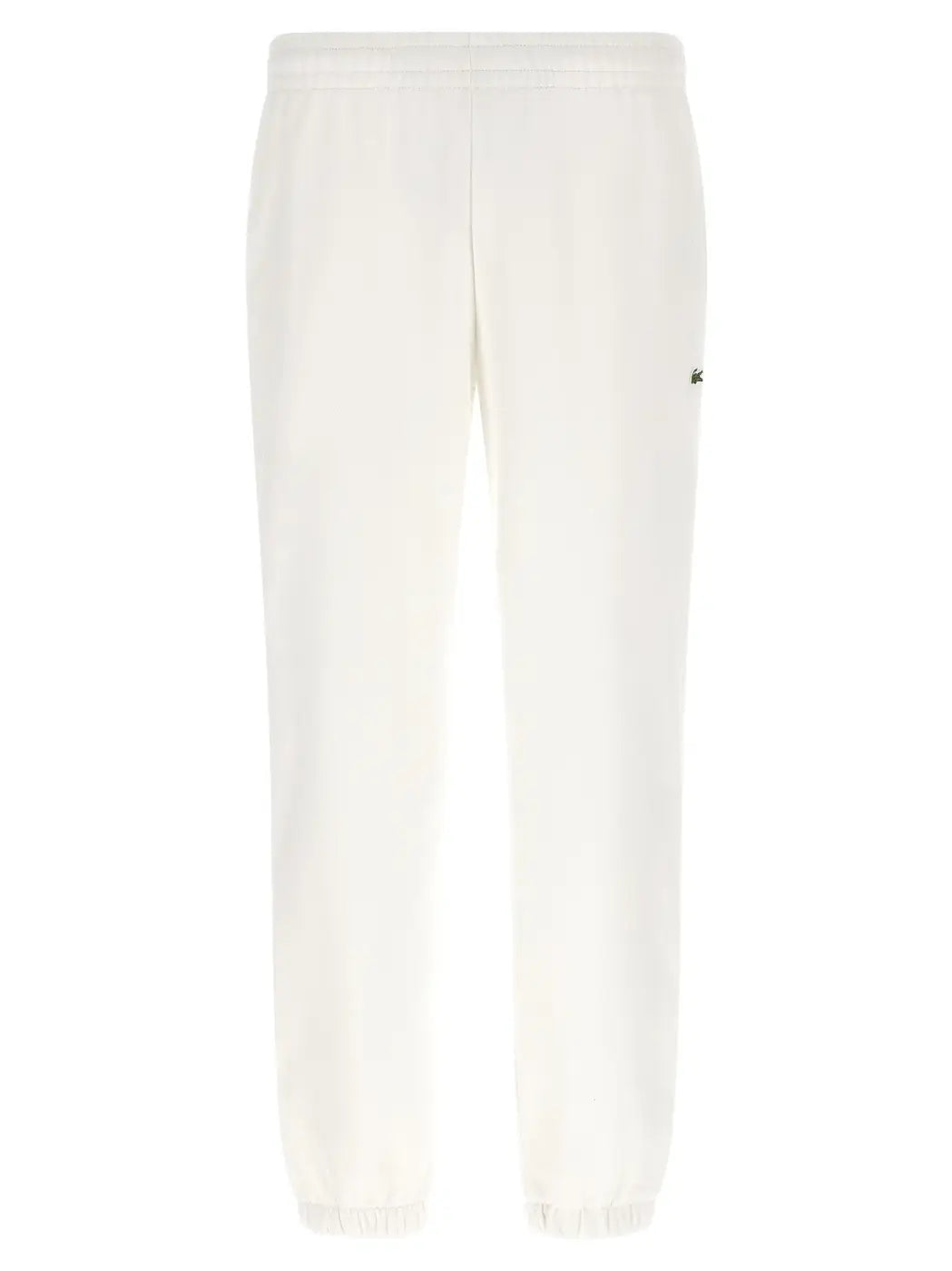 Lacoste White Cotton Joggers (workout Pants)