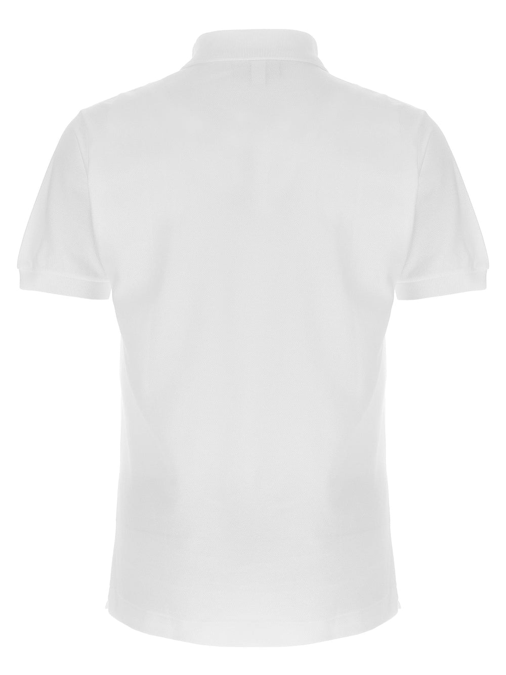 Lacoste White Cotton Polo Shirt