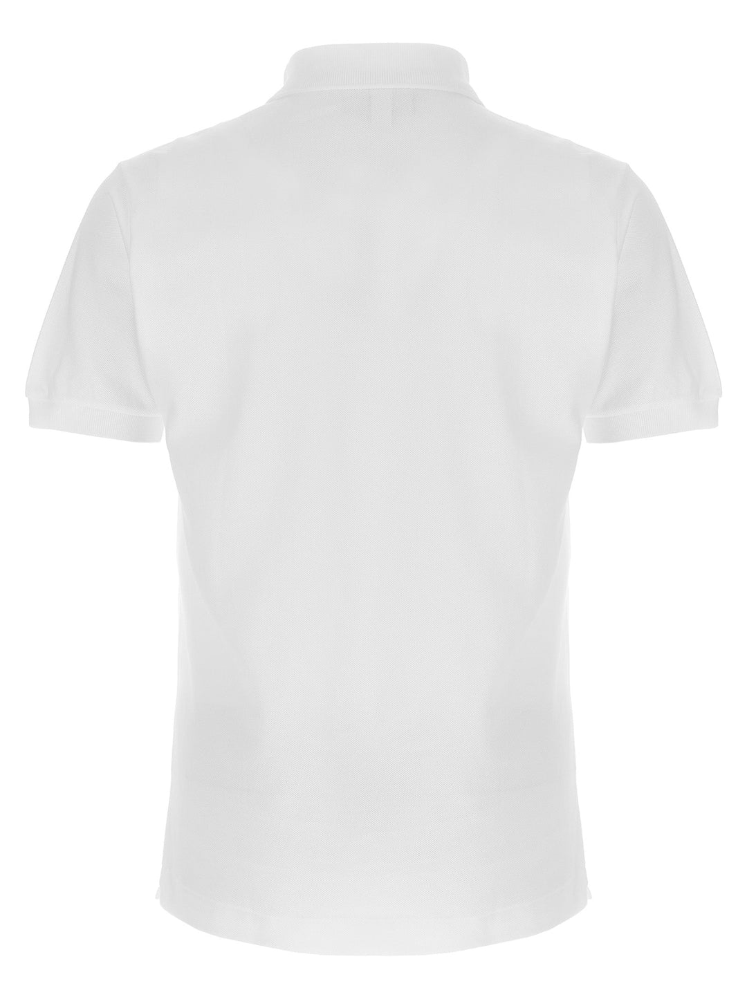 Lacoste White Cotton Polo Shirt