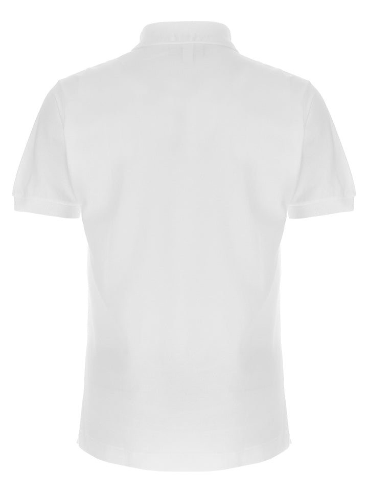 Lacoste White Cotton Polo Shirt