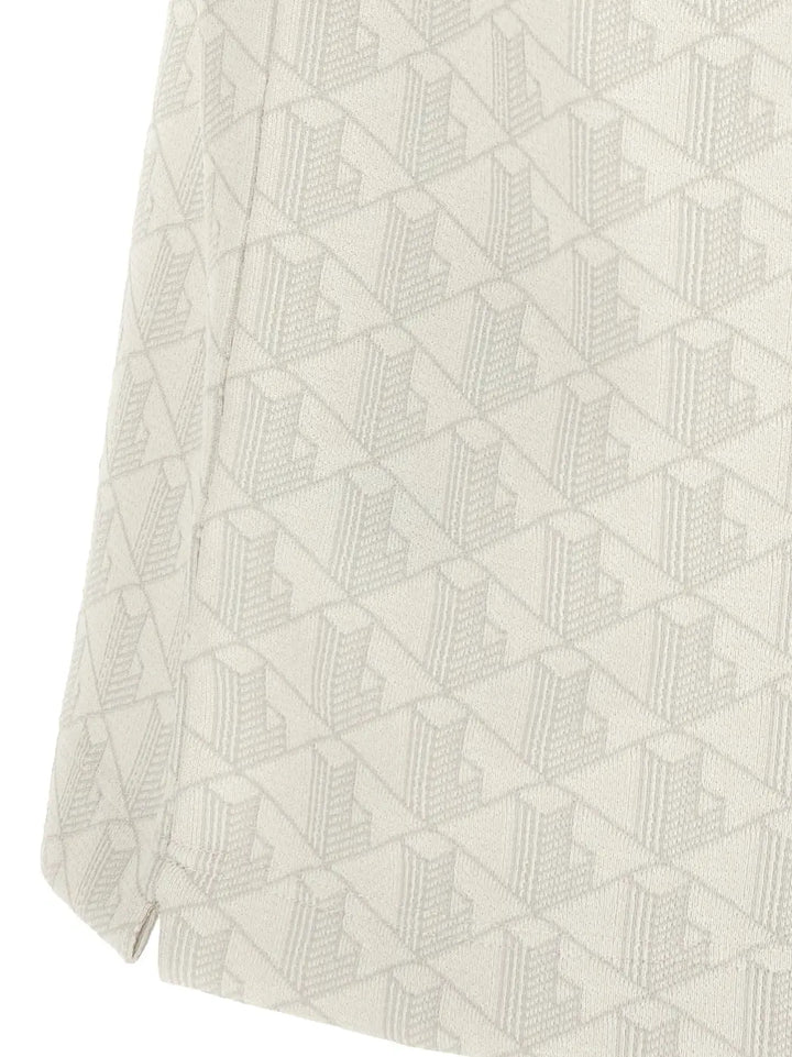 Lacoste White Polyester Polo Shirt