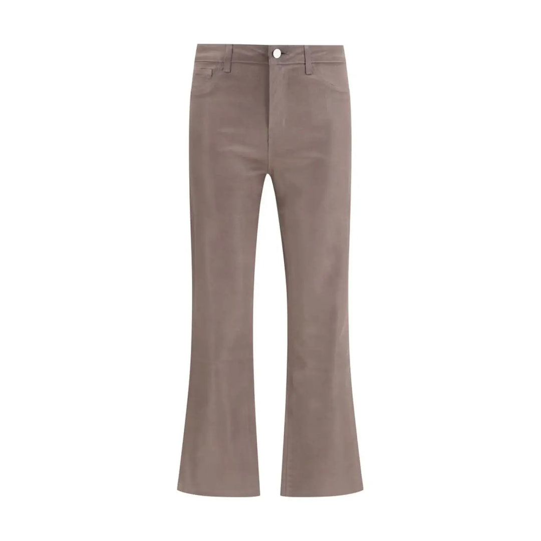 L’agence Beige Cotton High-waisted Jean