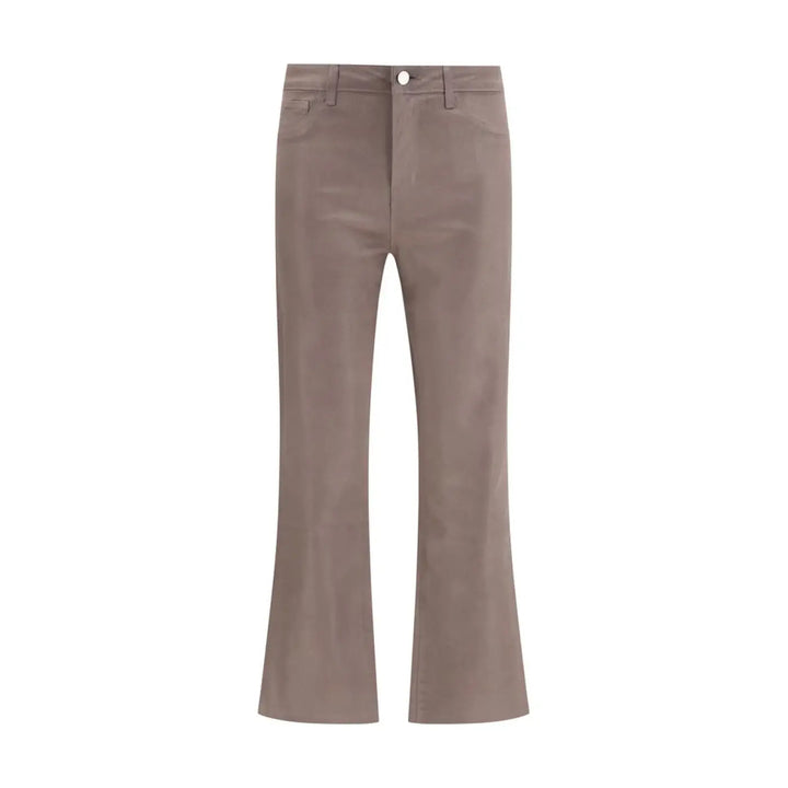 L’agence Beige Cotton High-waisted Jean