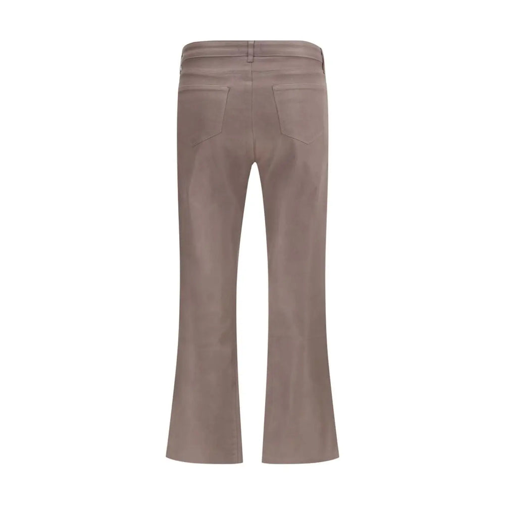 L’agence Beige Cotton High-waisted Jean