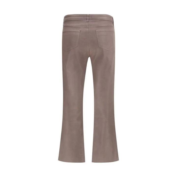 L’agence Beige Cotton High-waisted Jean