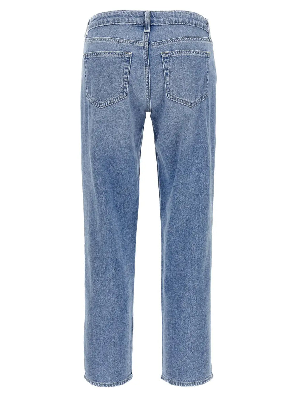 L’agence Blue Cotton Straight-leg Jeans