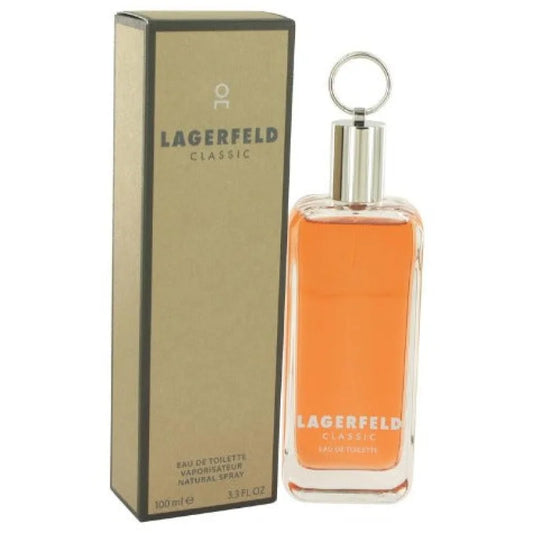 Legendary Lagerfeld Classic Eau Infused with Nutmeg Orange and Cedarwood Men’s Cologne Karl