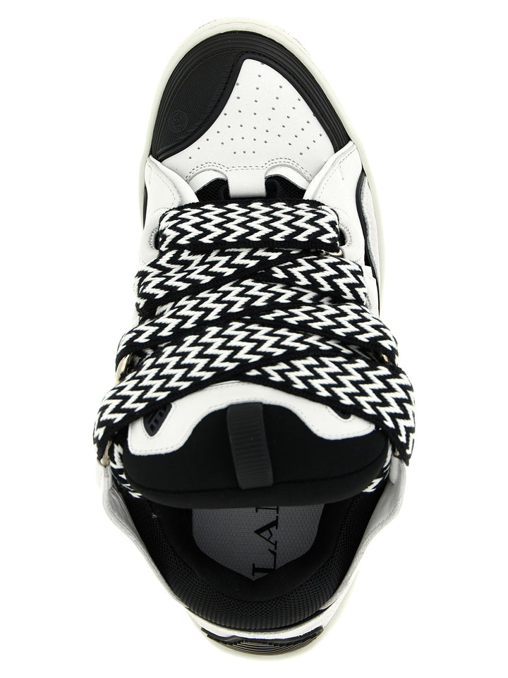 Lanvin Bicolor Calfskin Chunky Sneakers