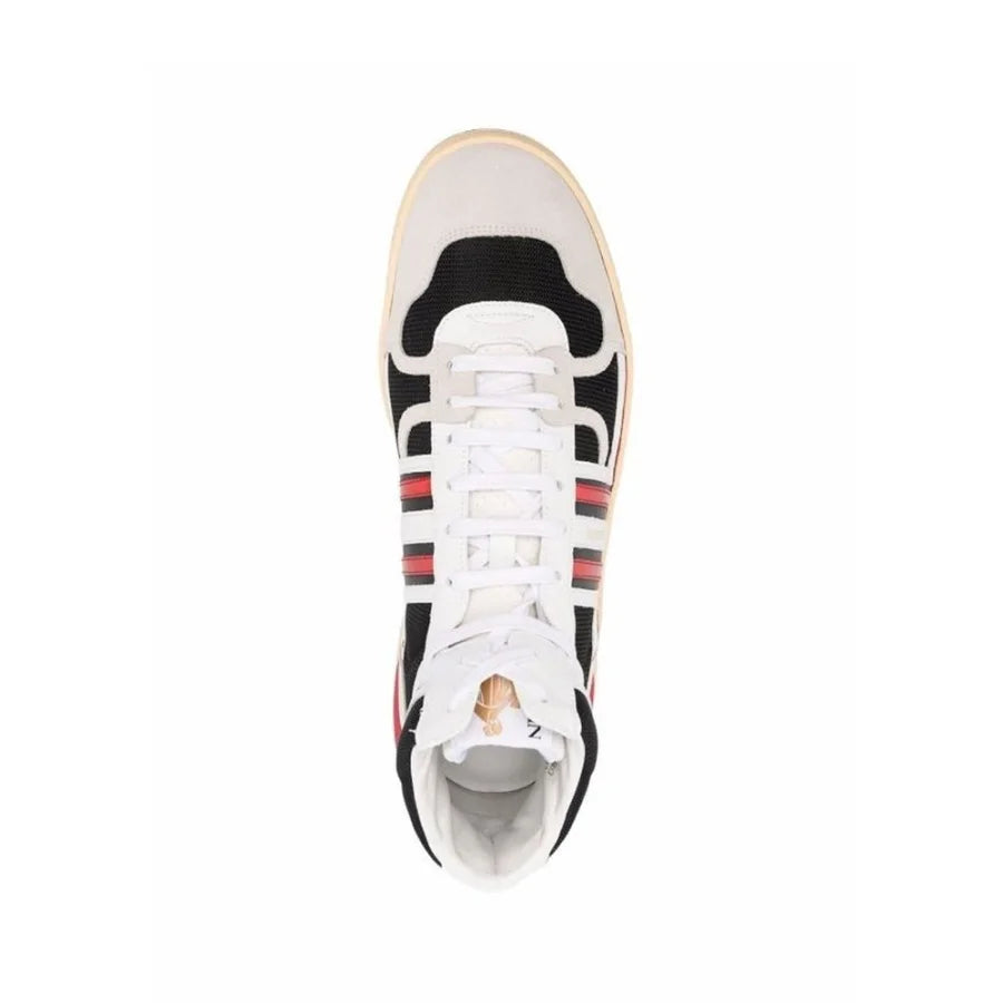 Lanvin Black Calfskin High Top Sneakers