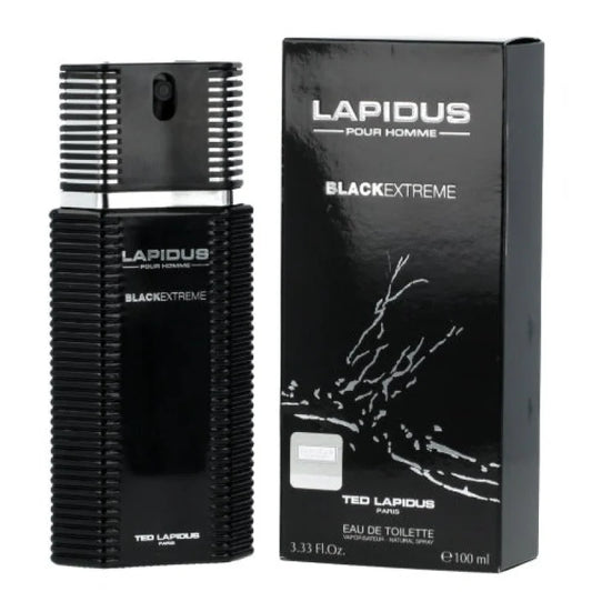 Lapidus Pour Homme Black Extreme Balsamic Floral Spice Scent Men’s Cologne Ted
