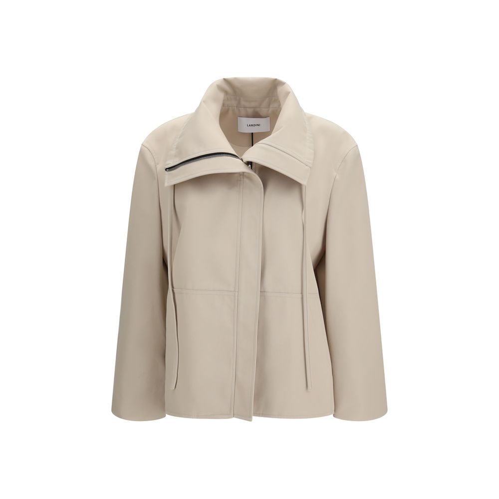 Lardini Coats &amp; Jackets - Beige Polyester Full-Length Jacket