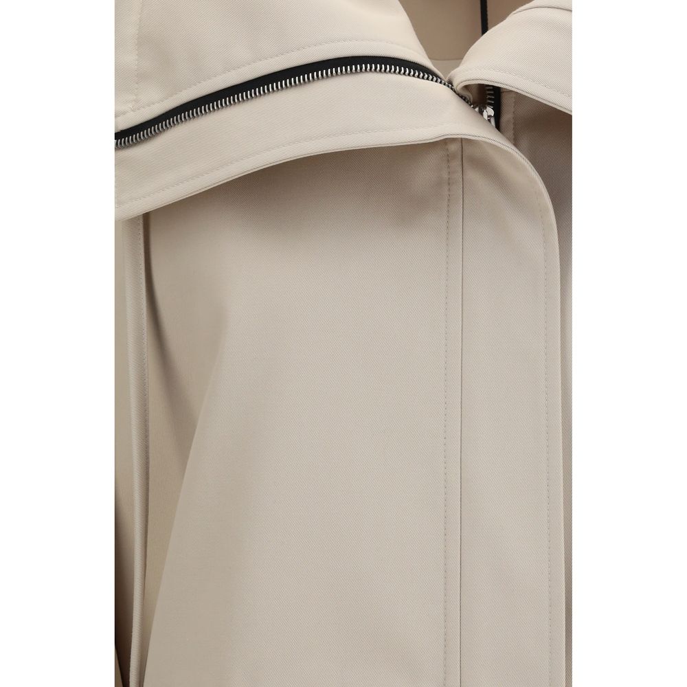Lardini Coats &amp; Jackets - Beige Polyester Full-Length Jacket