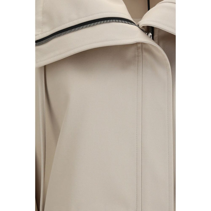 Lardini Coats &amp; Jackets - Beige Polyester Full-Length Jacket