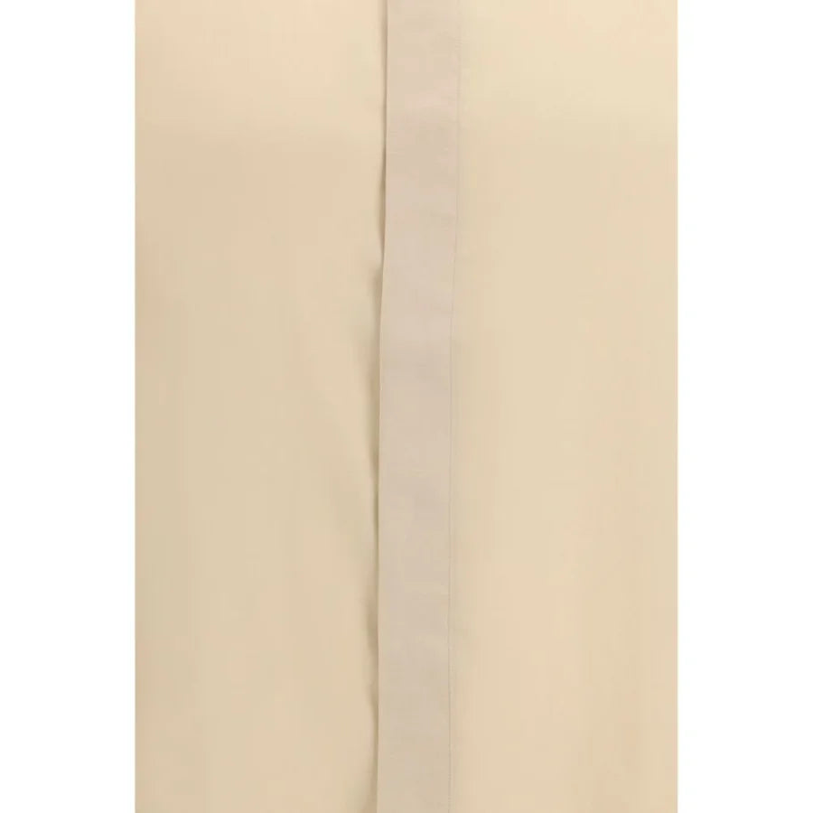 Lardini Beige Tencel Dress Shirt