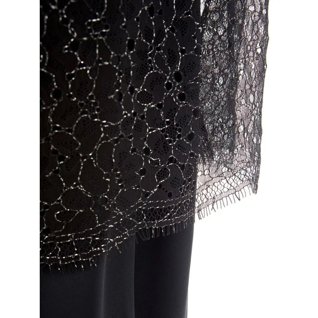 Lardini Black Nylon Casual Dress