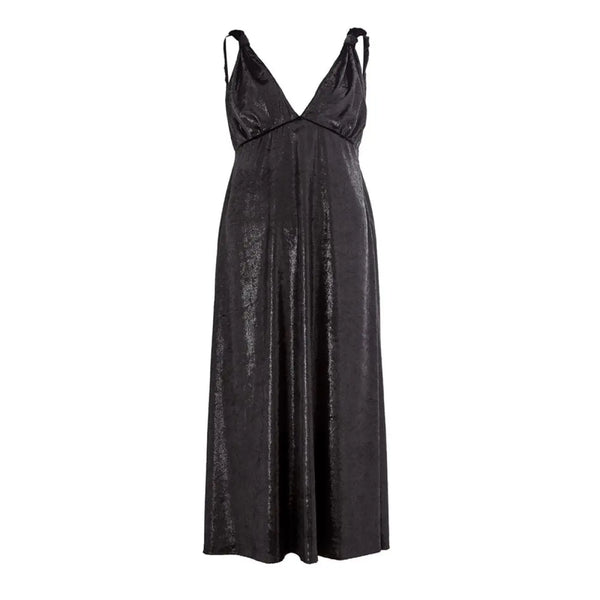 Lardini Black Polyester Cocktail Dress women’s dress