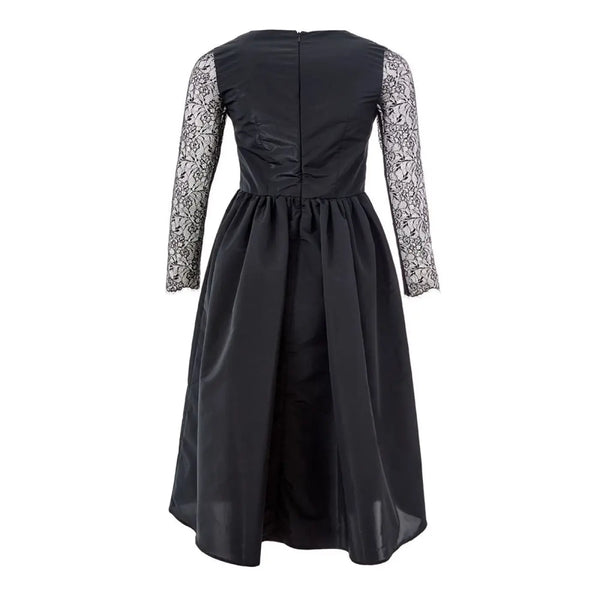 Lardini Black Polyester Cocktail Dress women’s dress