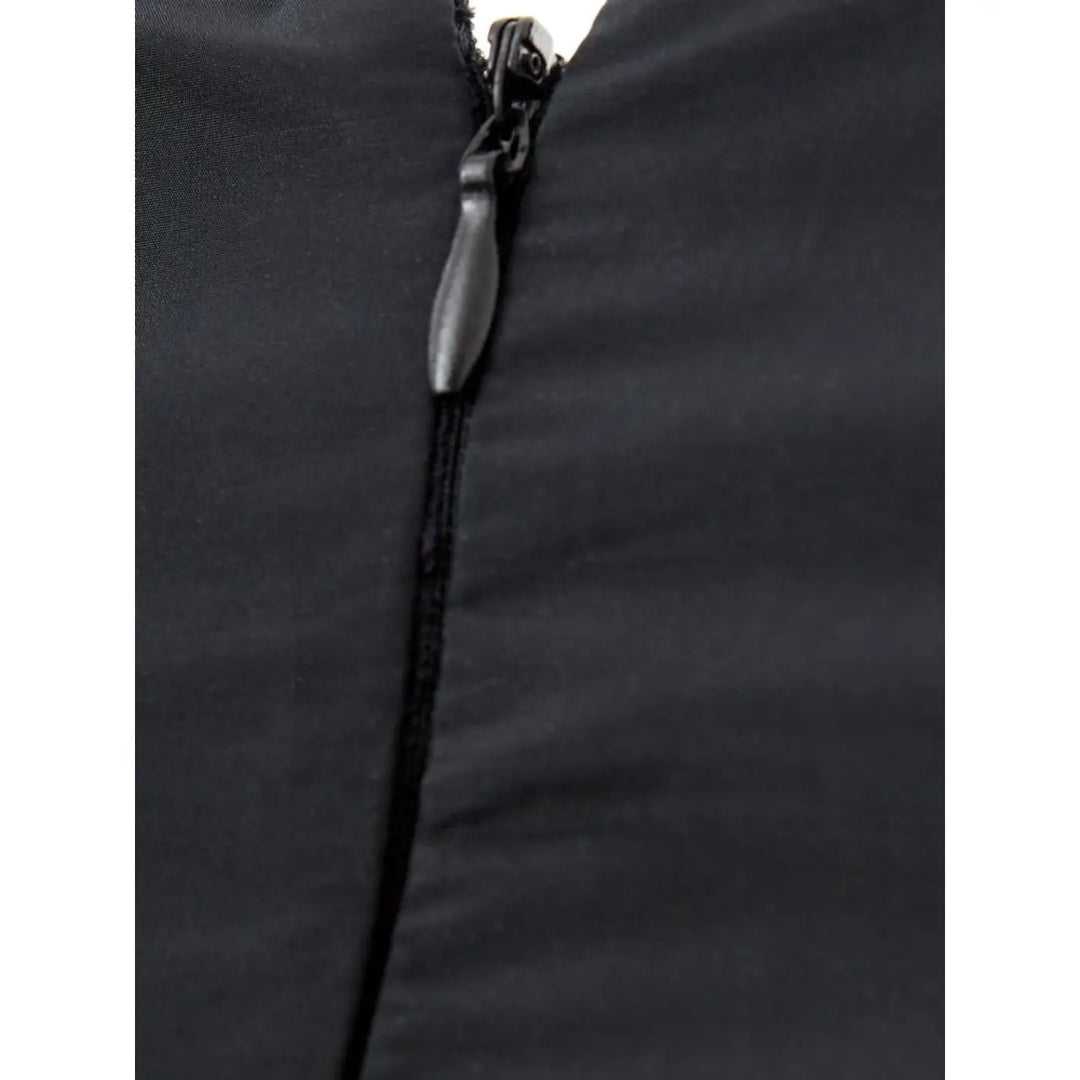 Lardini Black Polyester Cocktail Dress