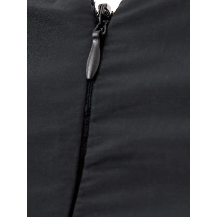 Lardini Black Polyester Cocktail Dress