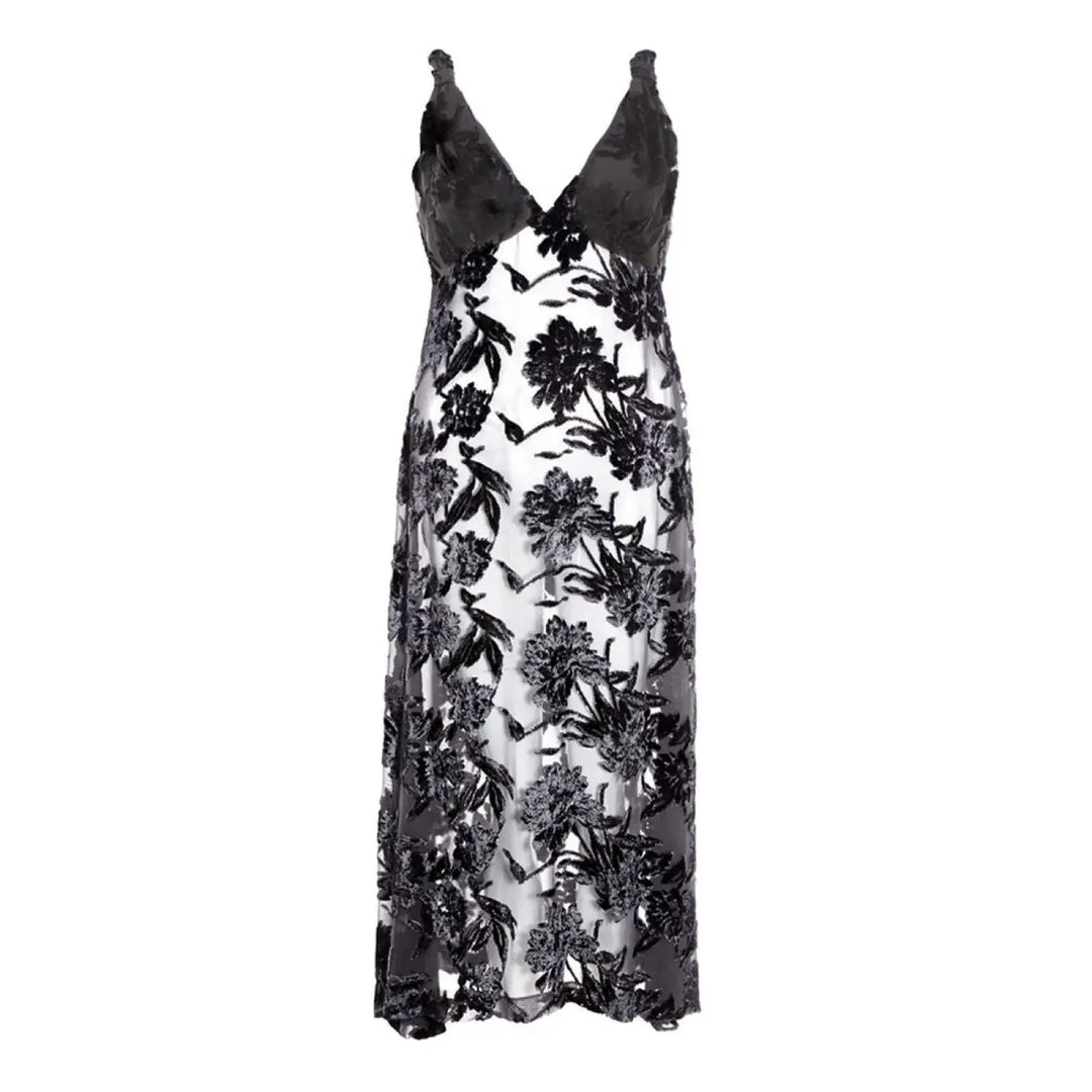 Lardini Black Viscose Cocktail Dress
