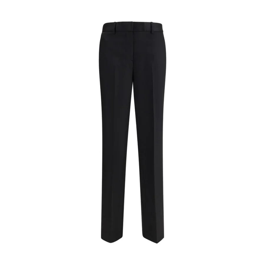 Lardini Black Wool Dress Pants