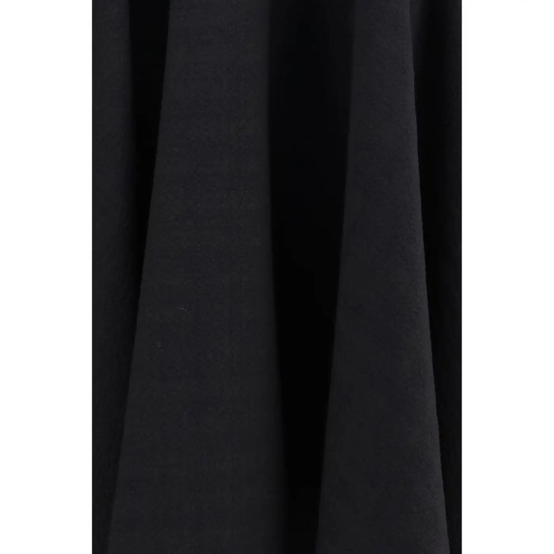 Lardini Black Wool Oves Aries Midi Skirt