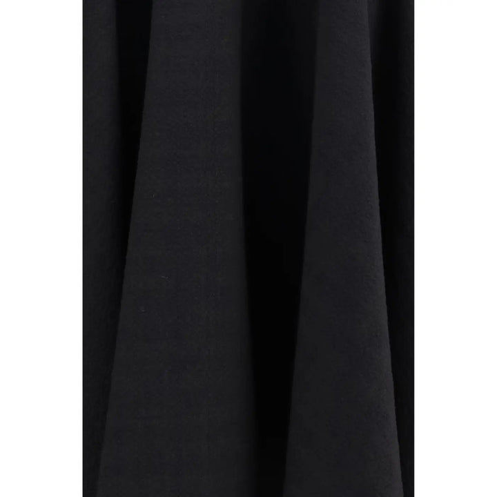 Lardini Black Wool Oves Aries Midi Skirt